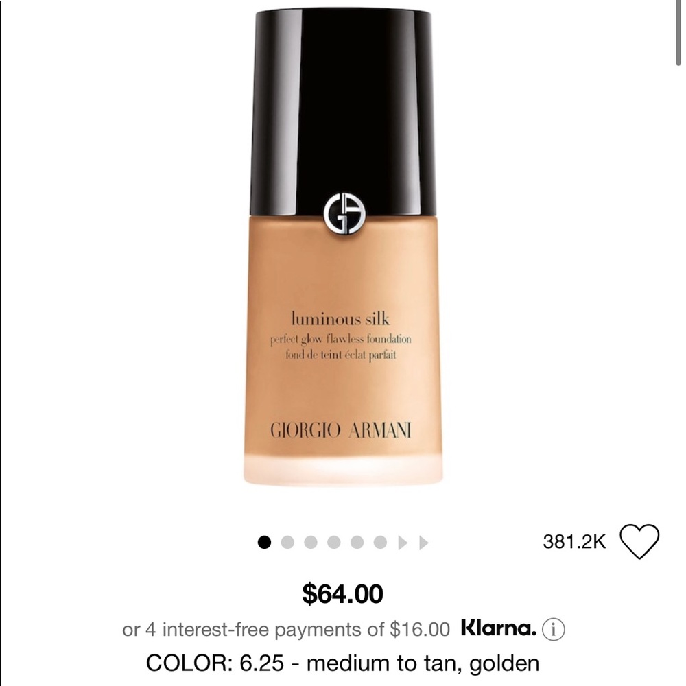 Armani Luminous Silk Foundation